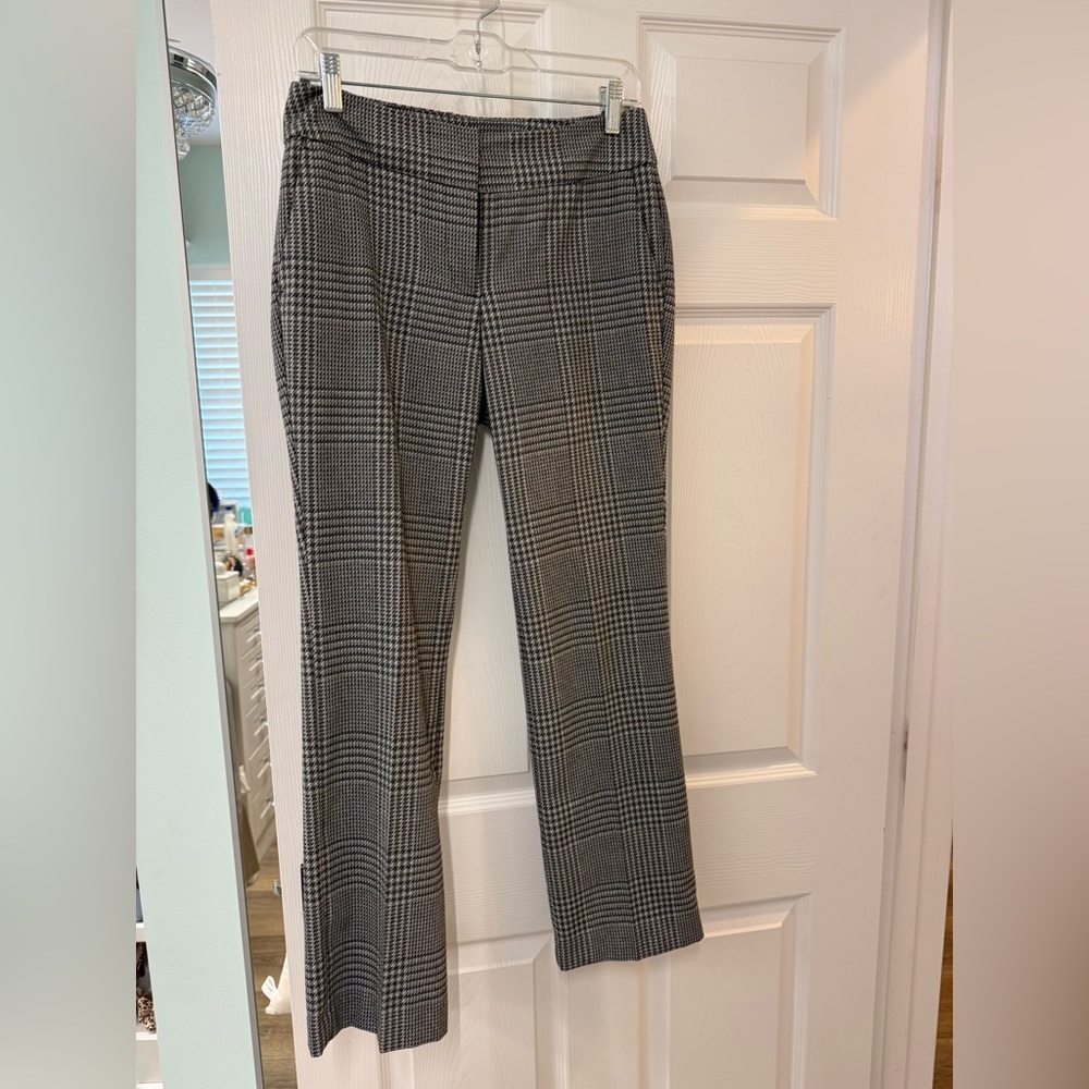 Ann Taylor Gray, Black and White Curvy Trousers